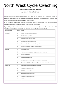 Rider Assessment Criteria