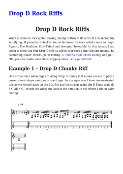 Drop D Rock Riffs - Fundamental Changes