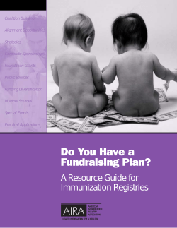 AIRA-Fundraising Toolkit.qxd - American Immunization Registry
