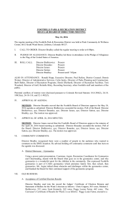 May 24, 2016 - Ifoothills.org