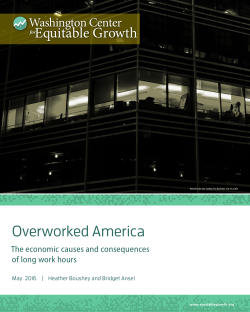 Overworked America