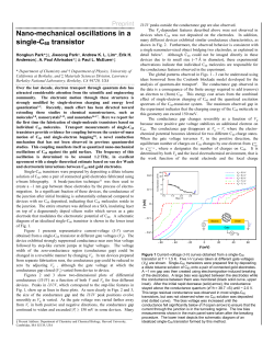 Nano-mechanical oscillations in a single-C60