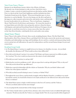 Note From Nancy Thayer About Nancy Thayer Reading Group Guide