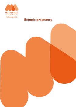 Ectopic pregnancy - The Miscarriage Association