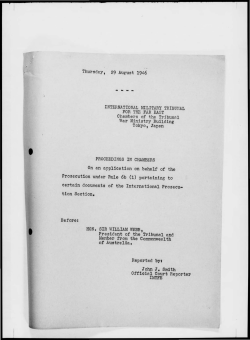 "[ IMTFE Transcript ] Proceedings - ICC