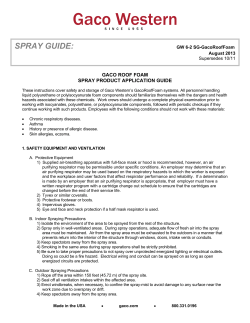 GW-6-2 GacoRoofFoam Spray Guide
