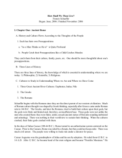 How Shall We Then Live? Francis Schaeffer Began