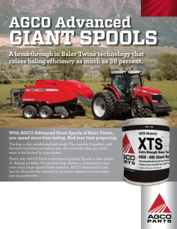 AGCO Advanced GIANT Spools