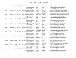 Senate Contacts for Action Alert -- 6/17/2016 Dan Sullivan REP AK