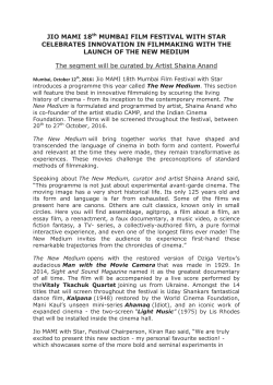 Read More - Mumbai Film Festival