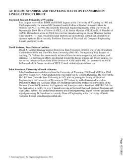 Standing And Traveling Waves On Transmission Lines:Getting It Right