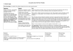 Les quatre amis (The Four Friends) 4. Animal magic