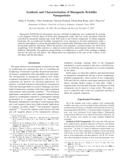 Synthesis and Characterization of Bimagnetic Bricklike Nanoparticles