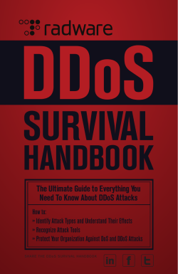 DDoS Survival Handbook