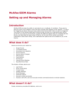SIEM Best Practices: Setting up and Managing Alarms