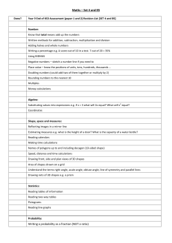 Maths &ndash; Set 4 and B5 Writing a probability as a fraction (NOT a ratio)
