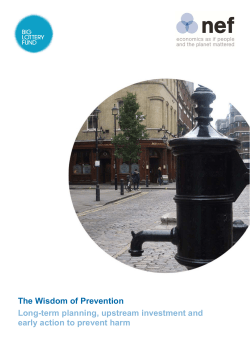 The Wisdom of Prevention Long