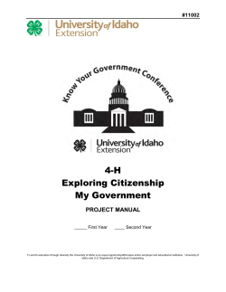 TABLE OF CONTENTS - Custer County, Idaho