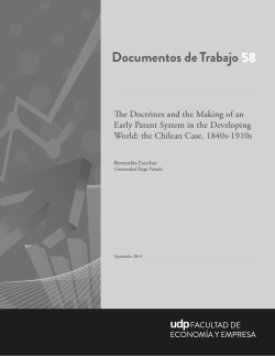 Documentos de Trabajo 58 - Facultad de Economía y Empresa UDP