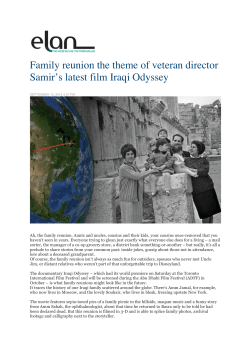 Family reunion the theme of veteran director Samir`s