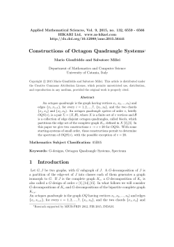 Constructions of octagon quadrangle systems