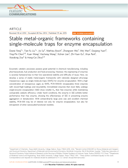 Stable metal-organic frameworks containing single