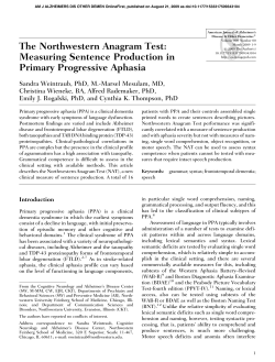 The Northwestern Anagram Test: Measuring Sentence Production in