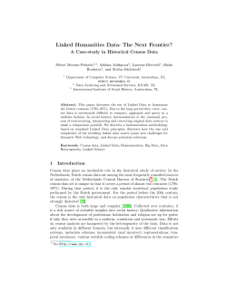 Linked Humanities Data: The Next Frontier?