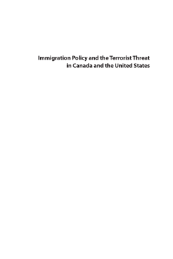 Immigration Policy and the Terrorist Threat in Canada