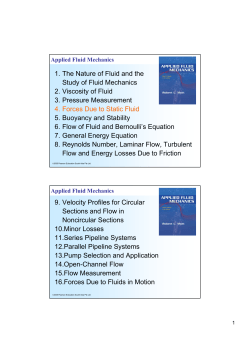 Applied Fluid Mechanics