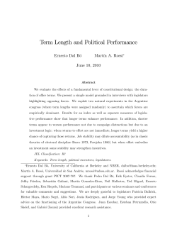 Term Length and Political Performance