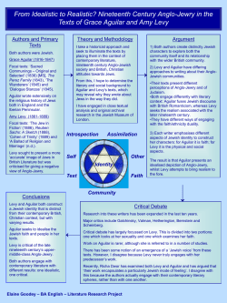 From Idealistic to Realistic? Nineteenth Century Anglo
