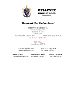Bellevue High School - Bellevue School District
