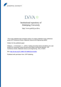 Institutional repository of Jönköping University