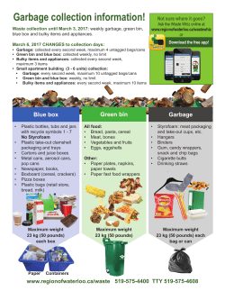 flyer - Region of Waterloo