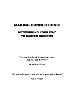 Networking Guide - UC Davis School of Law