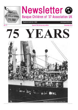 Dec 2012 - Basque Children of