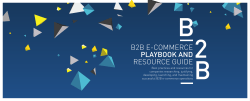 hybris B2B E-Commerce Playbook and Resource Guide