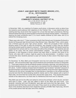 JOHN F. AND MARY BETH TINKER, MINORS, ETC., ET