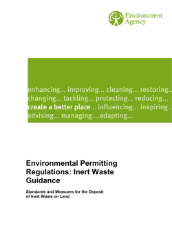Environmental Permitting Regulations