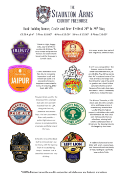 Bank Holiday Bouncy Castle and Beer Festival 26th to 29th May