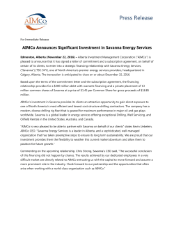 Press Release - AIMCo - Government of Alberta