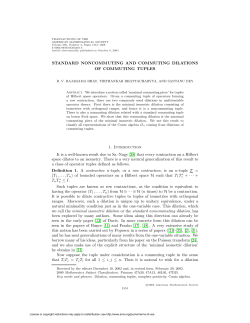 Standard noncommuting and commuting dilations of commuting tuples