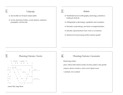 Language Models Phonology Features: Vowels Phonology Features