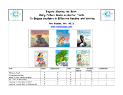 Beyond Sharing the Book