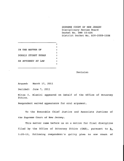 BURAK, DONALD STUART - Decision