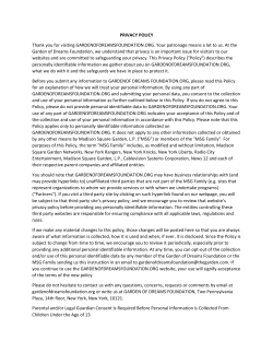 PRIVACY POLICY Thank you for visiting