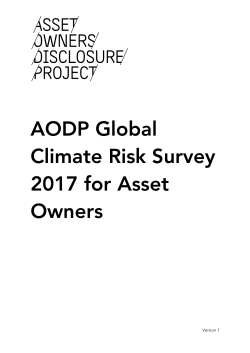 Asset Owners Disclosure Project
