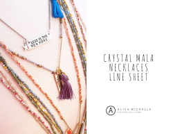 crystal mala necklaces line sheet