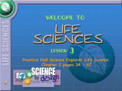 Prentice Hall Science Explorer Life Science Chapter 2 pages 34